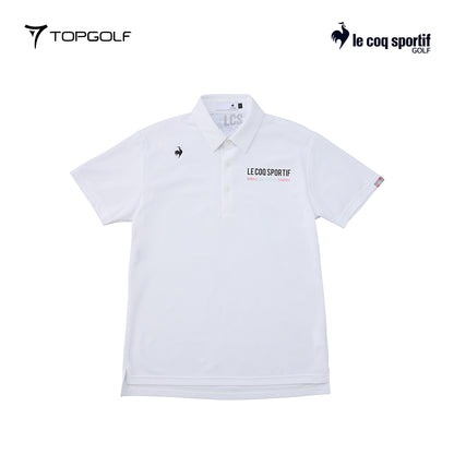atasan pria golf  Le Coq Polo M Lg5Shs17M 30Th Short Sleeve Wh00 25Ss