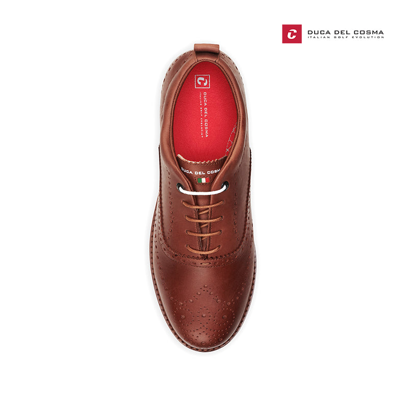 DUCA DEL COSMA SHOES M 122254-116 CHURCHILL COGNAC