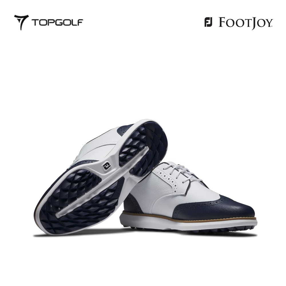 FOOTJOY SHOES 97934 W FS W TRADITIONS WHT/NVY/WHT