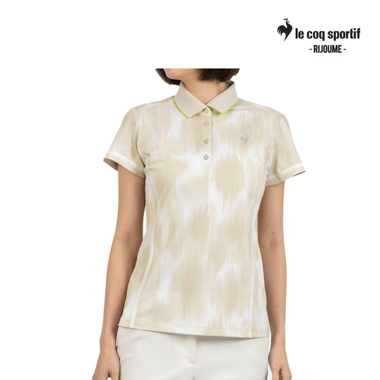 atasan baju wanita golf Le Coq Polo W Lg5Shsr6L Rjm Curve Line Short Bg00 25Ss