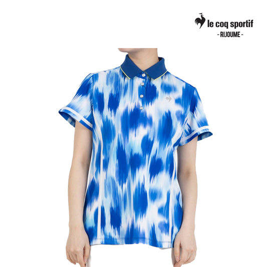 atasan wanita golf Le Coq Polo W Lg5Shsr6L Rjm Curve Line Short Bl00 25Ss