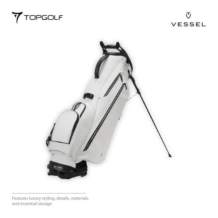 STAND BAG VESSEL VLS LUX PEBBLED WHITE