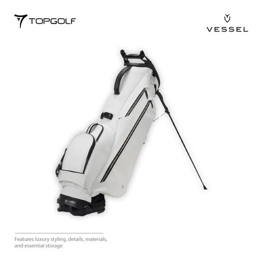 STAND BAG VESSEL VLS LUX PEBBLED WHITE