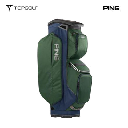 PING CADDIE BAG TRAVERSE 244 DARK GREEN/GREY/NAVY