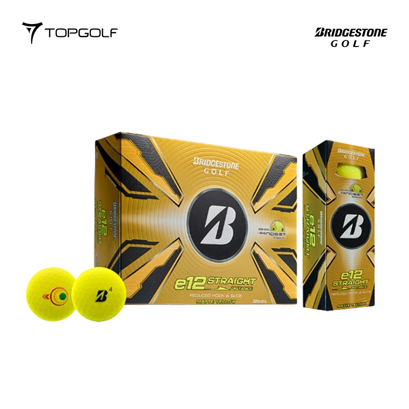 Bola Golf BRIDGESTONE BALL E12 STRAIGHT 25 [BUY 4 GET 1 FREE]