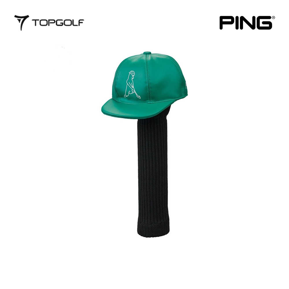 PING CAP HEAD COVER HC-U2505 MR.PING GREEN