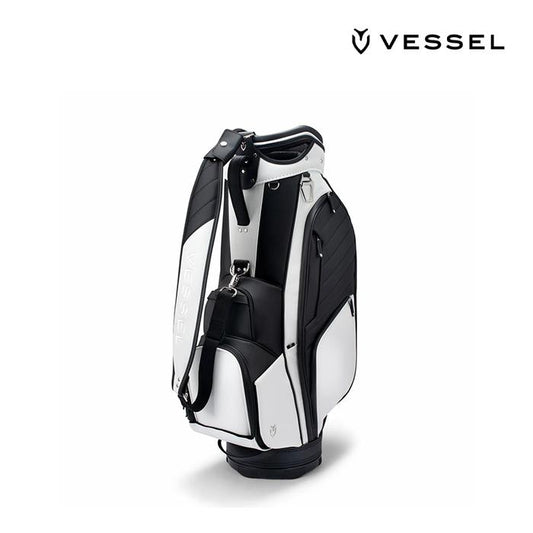 CADDIE BAG VESSEL LUX CART PRO 6 WAY LXCTPRO24-WTBK WHITE/BLACK