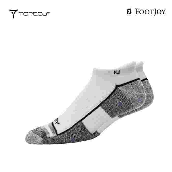 FOOTJOY SOCK 18024H PD MENS SPORT ASIAN WHITE HD FR