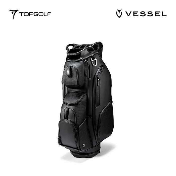 CADDIE BAG VESSEL LUX XV 2.0 15 WAY 9030123-CRCBK CROC BLACK