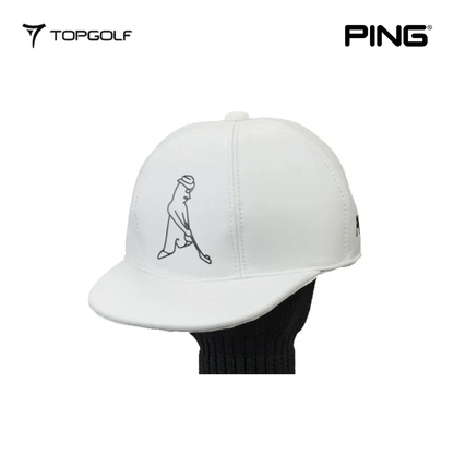 PING CAP HEAD COVER HC-U2505 MR.PING WHITE