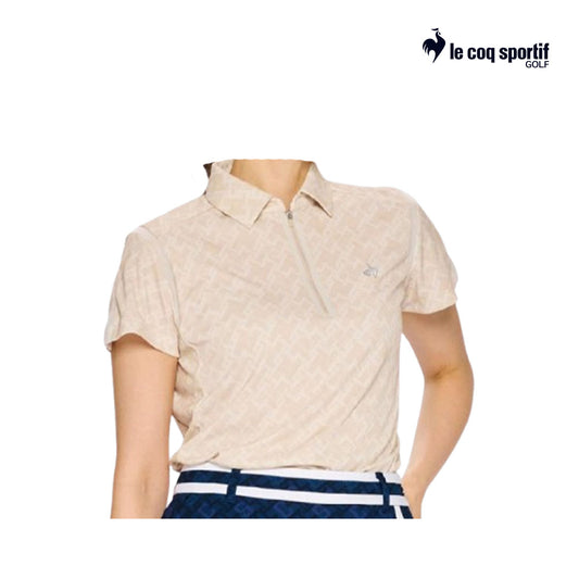 atasan wanita golf Le Coq Polo W Lg5Shsr3L Rjm Half Zip Monogram Gy00 25Ss