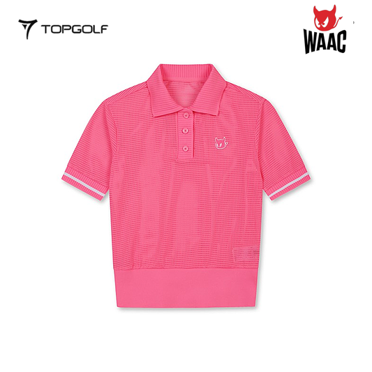 WAAC POLO W MESH LOOSE WWTCM25301-HPX 25SS
