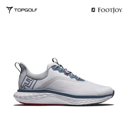 FOOTJOY SHOES 56989XW FS M QUANTUM WHT/BLU/RED