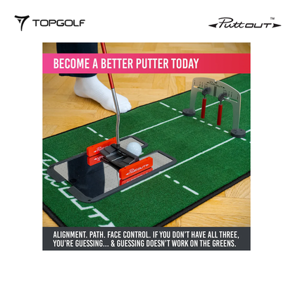 PUTTING PUTTOUT MIRROR SYSTEM WITH GATES