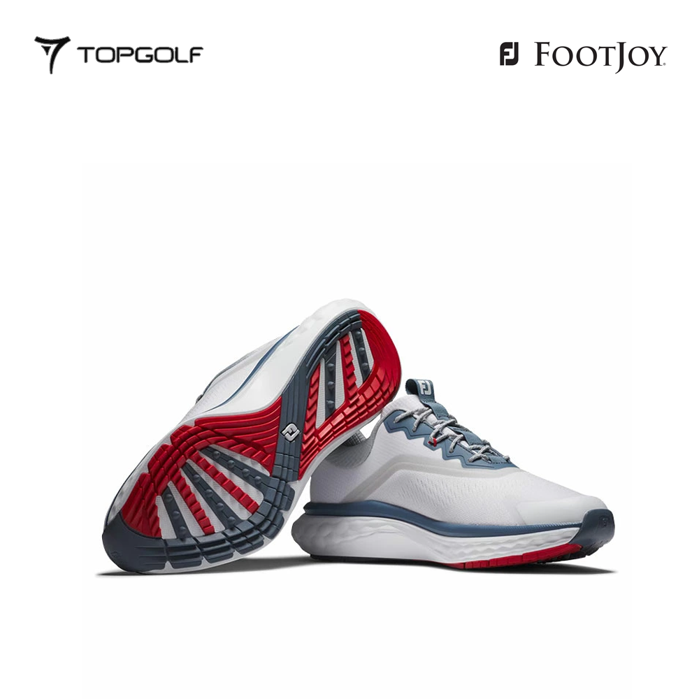 FOOTJOY SHOES 56989XW FS M QUANTUM WHT/BLU/RED