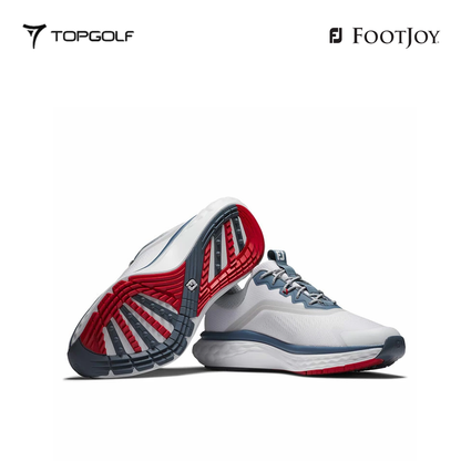 FOOTJOY SHOES 56989XW FS M QUANTUM WHT/BLU/RED
