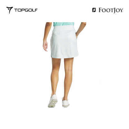 FOOTJOY SKORT W 31588 EF KNIT AQUA FLORAL