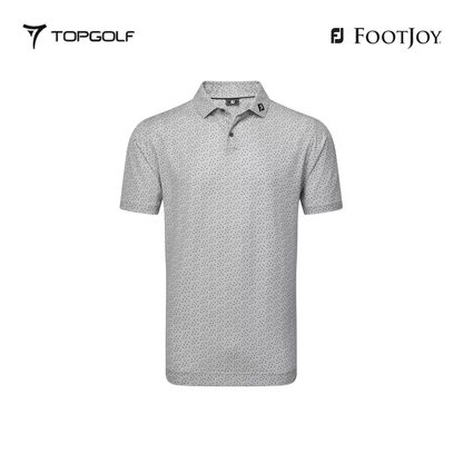 FOOTJOY POLO 32589 FS BOUNCE PRT STRH PIQ GREY