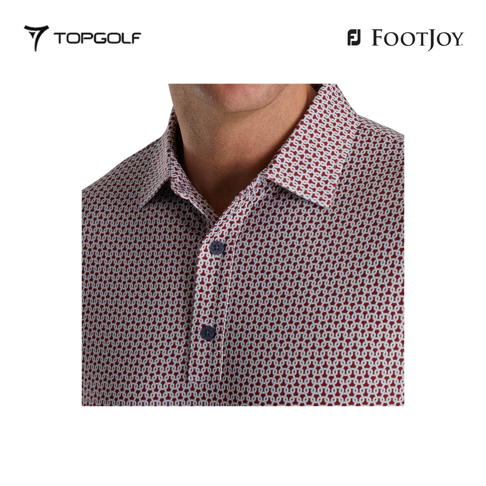 FOOTJOY POLO 32596 FS LOOP PRT LSL GREY