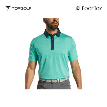 FOOTJOY POLO M 31389 EF HEATHER LISLE EMERALD