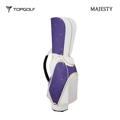 MAJESTY CADDIE BAG ORIOLA LIMITED WHITE PURPLE