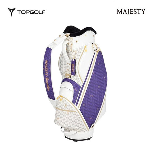MAJESTY CADDIE BAG ORIOLA LIMITED WHITE PURPLE