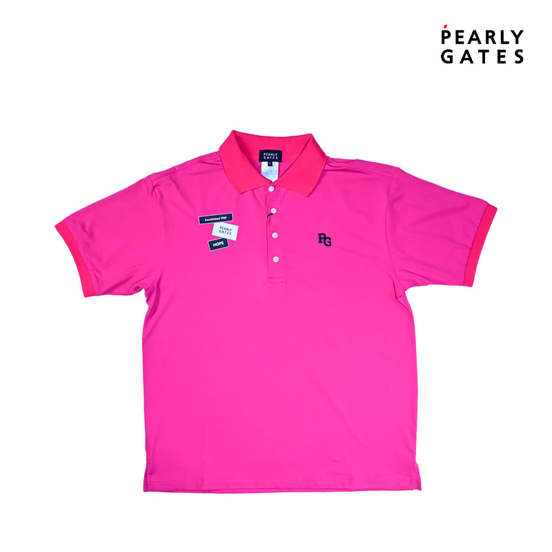 PEARLY GATES POLO SHIRT M KNT 53-4199323 PK