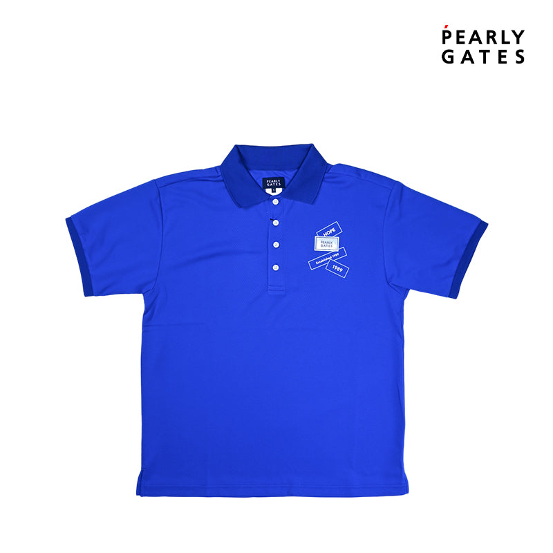 PEARLY GATES POLO SHIRT M KNT 53-4199321 BL