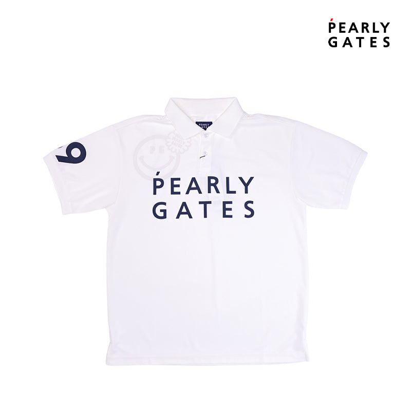 PEARLY GATES POLO SHIRT M KNT 53-4199301 WH