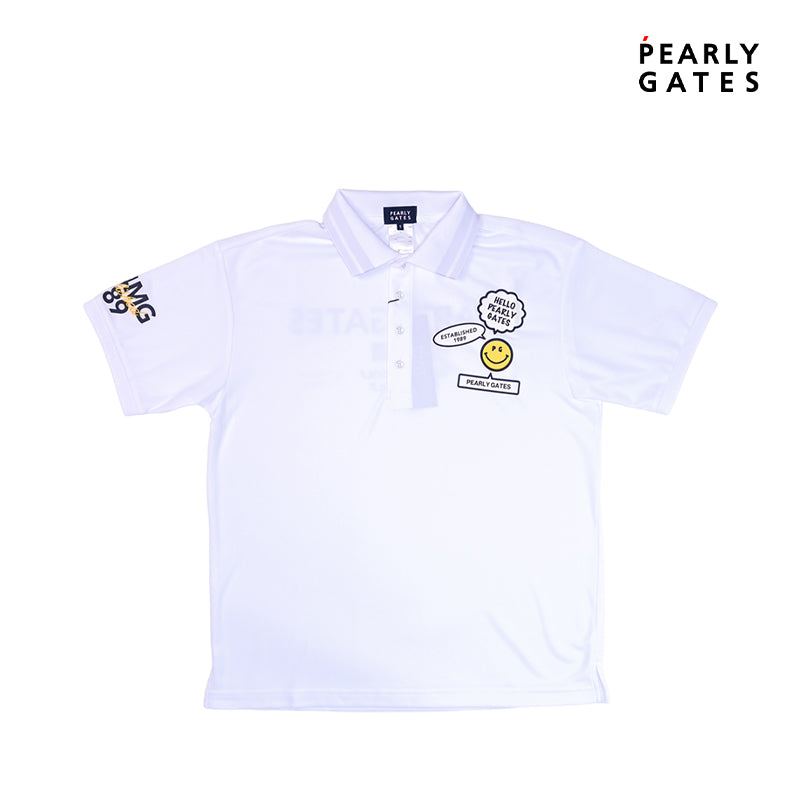 PEARLY GATES POLO SHIRT M KIITTED 53-4199305 WH