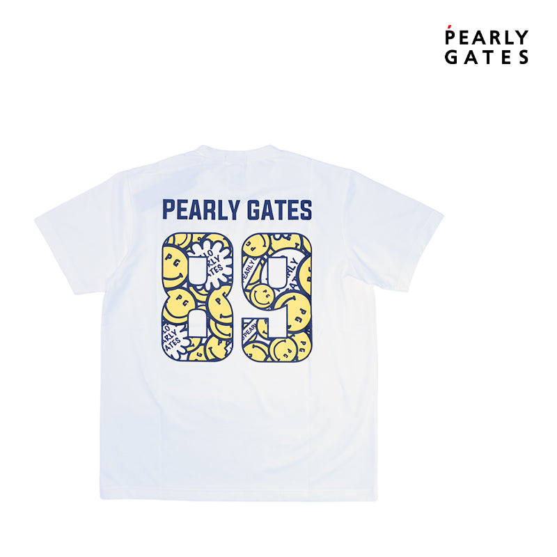 PEARLY GATES SMILEY PULLOVER M KNT 53-4199309 WH