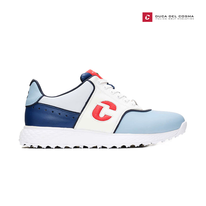 DUCA DEL COSMA SHOES M 124264-100 POSITANO WH/BLU/RED