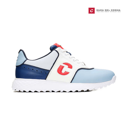 DUCA DEL COSMA SHOES M 124264-100 POSITANO WH/BLU/RED