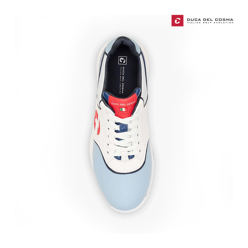 DUCA DEL COSMA SHOES M 124264-100 POSITANO WH/BLU/RED