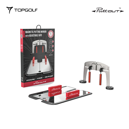 PUTTING PUTTOUT MIRROR SYSTEM WITH GATES