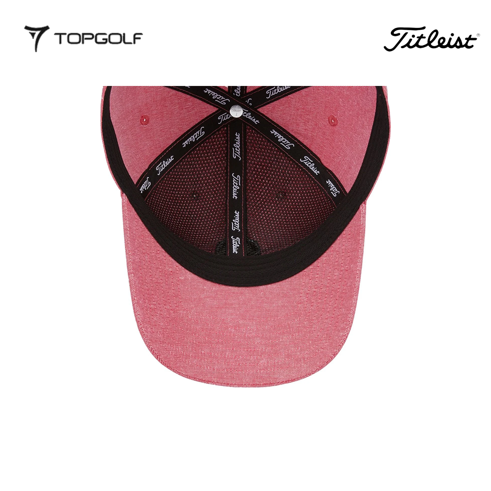 TITLEIST CAP MONTAUK OXFORD TH24AMOX-6 RED