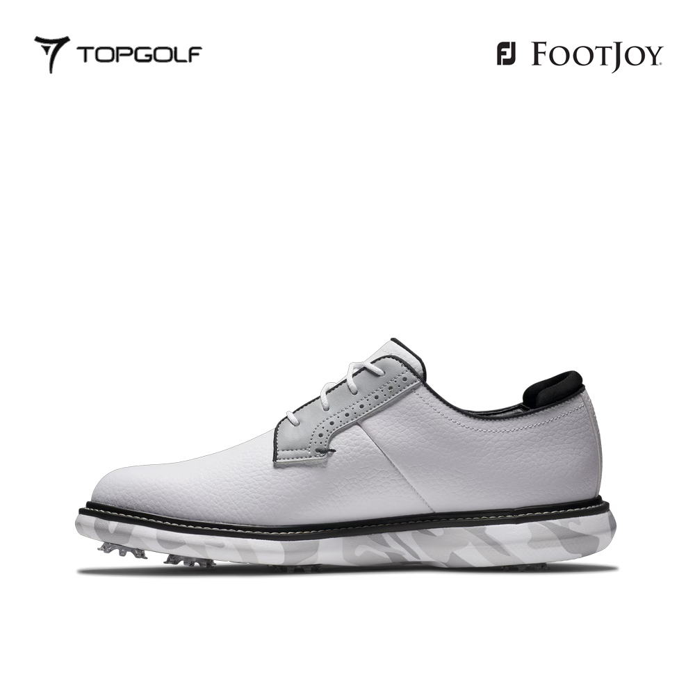 FOOTJOY SHOES M 57953 FS M TRADITIONS WHT/WHT/GRY