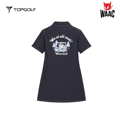 WAAC Dress Women Denim 25SS WWTBS25110-NYX – Gaun Golf Wanita Sporty Stylish