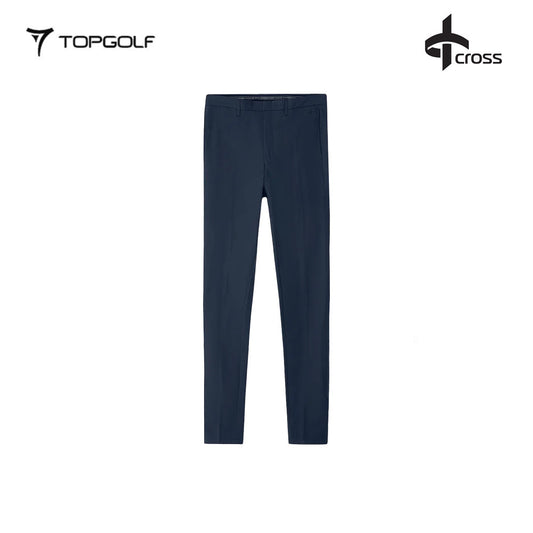 CROSS Celana Panjang Pria BYRON LUX CHINOS Navy – Celana Golf Premium Stretch & Water-Repellent