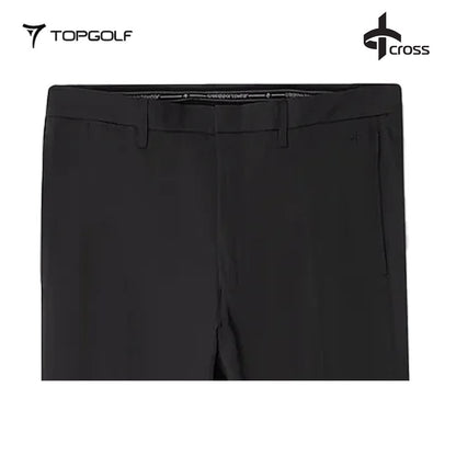 CROSS Celana Panjang Pria BYRON LUX CHINOS Hitam – Celana Golf Premium Stretch & Water-Repellent