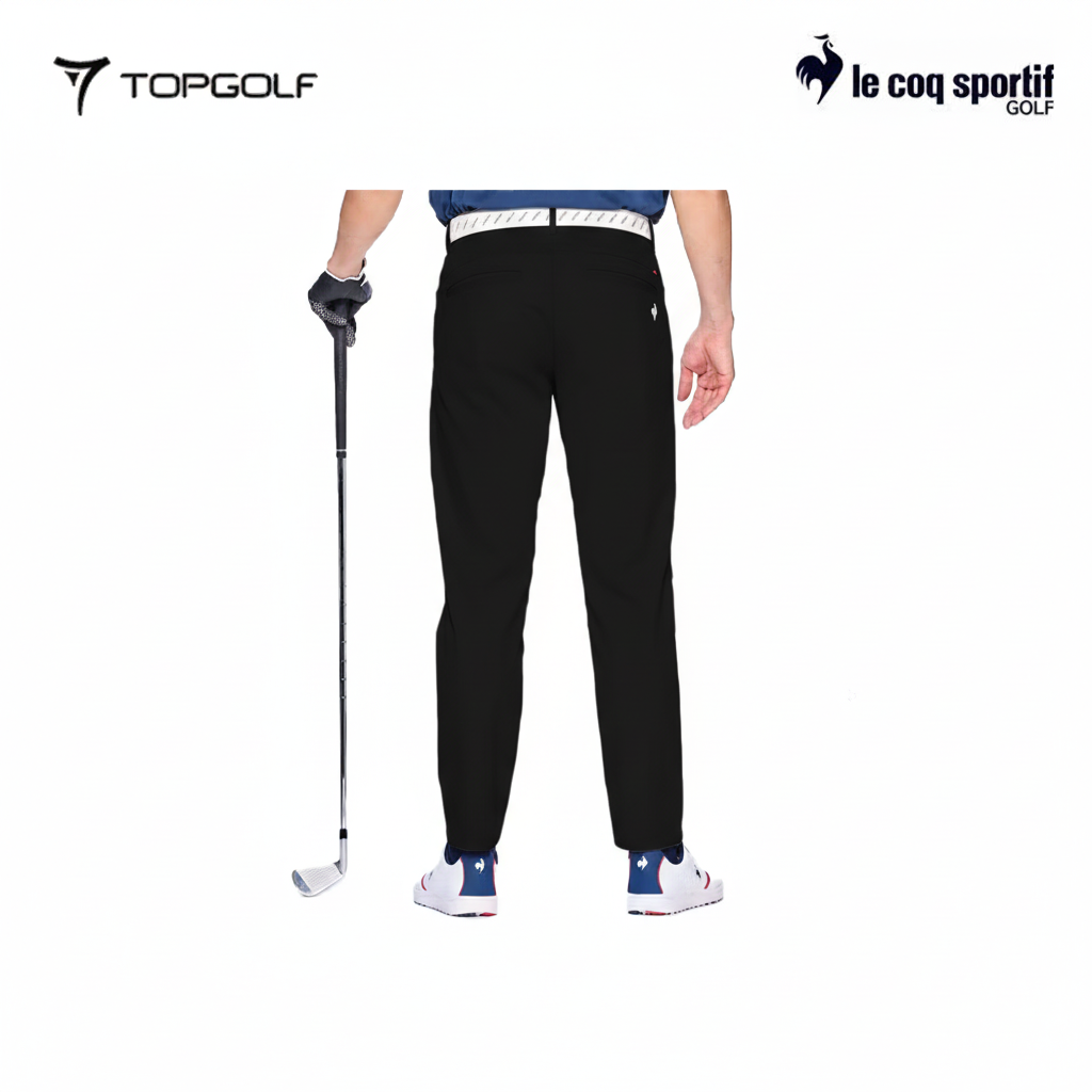 LE COQ PANTS MEN LG5SLP50M 9/10 SLACKS BLACK