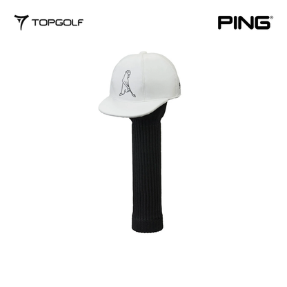 PING CAP HEAD COVER HC-U2505 MR.PING WHITE