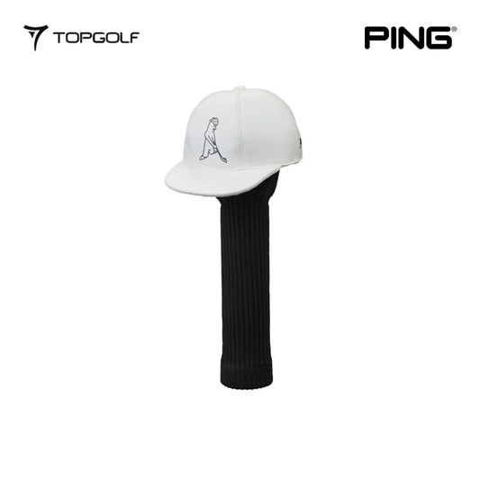 PING CAP HEAD COVER HC-U2505 MR.PING WHITE