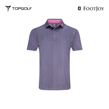 FOOTJOY POLO M 31377 EW FLYING WASP PRT LSL BLACK